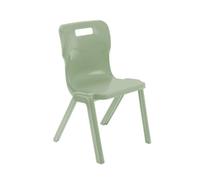 Titan One Piece Retold Chair|Size 5|Seat Height 425|Sage Green