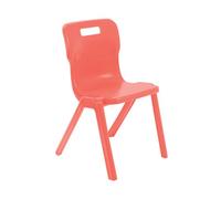 Titan One Piece Retold Chair Size 6 470x530x805mm Coral KF70511