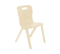 Titan One Piece Retold Chair Size 6 470x530x805mm Sand KF70508