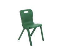 Titan One Piece School Classroom Chair, 1-2 Years - 28wx28dx26h (cm), Green