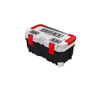 TITAN PLUS TOOL BOX GREY KTIPA5025 Polypropylene Structure - ABS Hinges - Aluminium Handle - Lid 3 Storage Trays