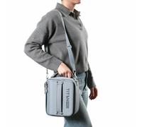 Titan Pro Expandable Fridge Cold Lunch Box Grey Superfoam Insulation Ice Walls Leak Proof Bento Cooler Bag