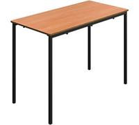 TITAN Rectangular Table MDF (Medium-Density Fibreboard) Brown Black 1,100 x 550 x 760 mm 14+ years