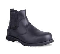 Titan Safety Footwear Legacy S3 SRC Black Composite Dealer Work Boots, Mens Womens Safety Boots, Composite Metal-Free Toe Cap, Safety Shoes, Water Resistant Safety Boots, Non-Metallic Safety - Size 8
