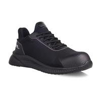 Titan Safety Footwear Swift Reflect S3 Lightweight Breathable Flex Foam Safety Trainers, Metal-Free Toe Cap, Mens Womens Work Safety Shoes, Protective Steel Midsole, Safety Shoes Trainers - Size 7
