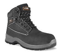 Titan Safety Holton Men's Nubuck Safety Boot Black UK6 Colour: Bl UK6 - EU39 - US7