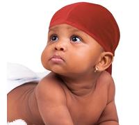 TITAN Satin Baby Du Rag Satin, Red, One size