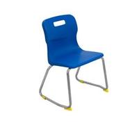 Titan Skid Base Chair Size 3 - 350mm Seat Height - Blue - T23-B
