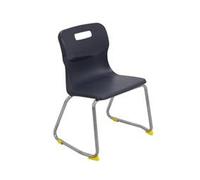 Titan Skid Base Chair Size 3 - 350mm Seat Height - Charcoal - T23-C
