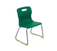Titan Skid Base Chair Size 3 - 350mm Seat Height - Green - T23-GN
