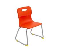 Titan Skid Base Chair Size 3 - 350mm Seat Height - Orange - T23-O