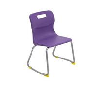 Titan Skid Base Chair Size 3 - 350mm Seat Height - Purple - T23-P