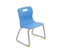 Titan Skid Base Chair Size 3 - 350mm Seat Height - Sky Blue - T23-CB