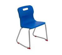 Titan Skid Base Chair Size 4 - 380mm Seat Height - Blue - T24-B
