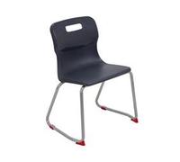 Titan Skid Base Chair Size 4 - 380mm Seat Height - Charcoal - T24-C