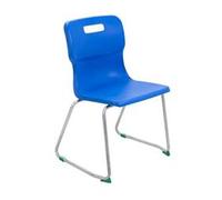 Titan Skid Base Chair Size 5 - 430mm Seat Height - Blue - T25-B