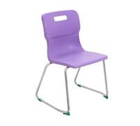 Titan Skid Base Chair Size 5 - 430mm Seat Height - Purple - T25-P