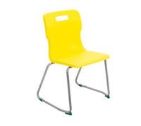 Titan Skid Base Chair Size 5 - 430mm Seat Height - Yellow - T25-Y