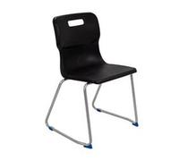 Titan Skid Base Chair Size 6 - 460mm Seat Height - Black - T26-BK