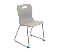 Titan Skid Base Chair Size 6 - 460mm Seat Height - Grey - T26-GR