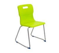 Titan Skid Base Chair Size 6 - 460mm Seat Height - Lime - T26-L
