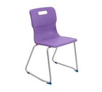 Titan Skid Base Chair Size 6 - 460mm Seat Height - Purple - T26-P