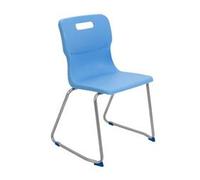 Titan Skid Base Chair Size 6 - 460mm Seat Height - Sky Blue - T26-CB