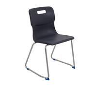 Titan Skid Base Chair Size 6 Charcoal