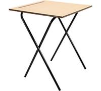 TITAN Square Desk MDF (Medium-Density Fibreboard) Black 600 x 600 x 720 x 720 - 720 mm 14+ years 2 Pieces