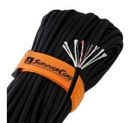 TITAN Survival Patented Paracord 550 - 25ft, 100ft, 500ft & Color Options - 620LB Strength Survival Paracord Military Spec with 3 Strands - Heavy Duty Hank Cord for Camping & Outdoors with Firestarter