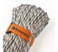 TITAN Survival Patented Paracord 550 - 25ft, 100ft, 500ft & Color Options - 620LB Strength Survival Paracord Military Spec with 3 Strands - Heavy Duty Hank Cord for Camping & Outdoors with Firestarter