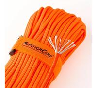 TITAN Survival Patented Paracord 550 - 25ft, 100ft, 500ft & Color Options - 620LB Strength Survival Paracord Military Spec with 3 Strands - Heavy Duty Hank Cord for Camping & Outdoors with Firestarter