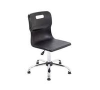 Titan Swivel Senior Chair - 435-525mm Seat Height - Black - T35-BKG