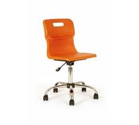 Titan Swivel Senior Chair - 435-525mm Seat Height - Orange - T35-O