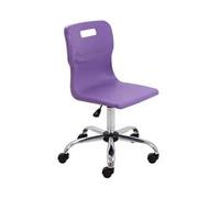 Titan Swivel Senior Chair - 435-525mm Seat Height - Purple - T35-P