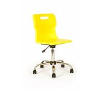 Titan Swivel Senior Chair - 435-525mm Seat Height - Yellow - T35-Y