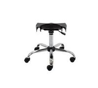 Titan Swivel Senior Stool - 465-555mm Seat Height - Black - T33-BK