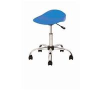 TC Office Titan Swivel Senior Stool with Castors 465-555mm, Blue