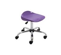 Titan Swivel Senior Stool - 465-555mm Seat Height - Purple - T33-P