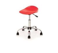 Titan Swivel Senior Stool - 465-555mm Seat Height - Red - T33-R