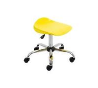 Titan Swivel Senior Stool - 465-555mm Seat Height - Yellow - T33-Y