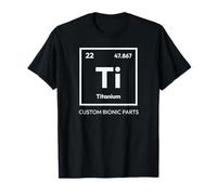 Titan Ti Periodic Hip Knee Replacement Bionic AF Surgery T-Shirt
