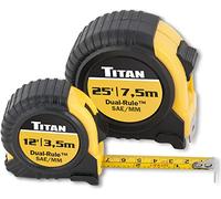Titan Tools 10903 Combo Dual Rule Tape Measure Set - Multi-Colour (2-Piece)
