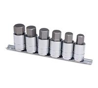 Titan Tools - 6-Pc 1/2 Dr SAE Large Hex Bit (16156)