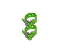 Titan Utility Straps - Easy-to-Use, Reliable Tension Straps for Securing Bike & Moto Gear, Skis, Garden Hoses, Field Repairs - Use in Frigid Temp - 60 lb. Working Load, 9" Length, Lime Green, 2-Pack
