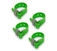 Titan Utility Straps - Safety Strap Set to Secure Splits, Cargo Bikes, Garden Hoses, Wood Working Projects - 60 lb. Working Load, 09" Length, Fluoro Green, 4-Pack
