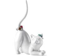 Titanape Cat Ring Holder Jewellery Stand, Kawaii Cat Decoration Ornaments for Women's Gifts: Birthday, Christmas, Valentine's Day
