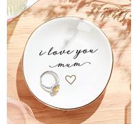 Titanape Gifts for Mum, I Love You Mum Trinket Dish, Mum Gifts for Birthday, Mothers Day, Christmas Presents for Mum