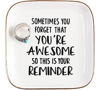 Titanape Gifts for Women Trinket Dish, You're Awesome So This is Your Remind Inspirational Gifts for Women Unique, Best Friends Her Mum Sister Coworker Christmas Birthday Gifts