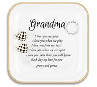 Titanape Grandma Gifts, I Love You Trinket Dish Gifts for Grandma, Grandma Mothers Day Birthday Christmas Thanksgiving Gifts for Nana, Nana Gifts